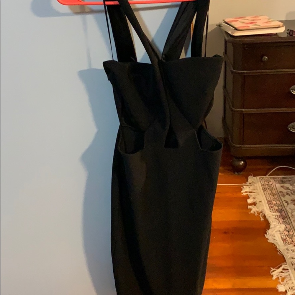 Sexy black dress with cut outs